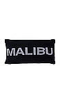 view 1 of 3 CozyChic Malibu Lumbar Pillow in Black & Dove