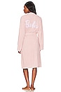 view 1 of 4 CozyChic Lite Barbie Robe in Dusty Rose & White