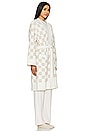 view 3 of 4 CozyChic Cotton Checkered Robe in Oatmeal & Cream