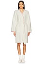 view 2 of 5 CozyChic Amore Robe in Pearl & Pink Peonie