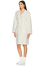 view 3 of 5 CozyChic Amore Robe in Pearl & Pink Peonie