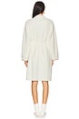 view 4 of 5 CozyChic Amore Robe in Pearl & Pink Peonie