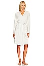 view 2 of 4 CozyChic Lite Ribbed Robe in Silver & Pearl