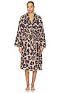 view 1 of 3 Cozychic Exploded Leopard Robe in Deep Willow Multi