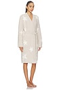 view 2 of 3 CozyChic Starry Night Robe in Stone & Pearl