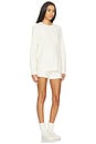 view 2 of 9 X Revolve Cable Pullover And Short Set in Cream