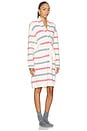 view 2 of 3 CozyChic Ultra Lite Stripe Robe in Cream