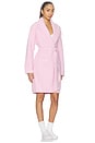 view 4 of 4 Cozychic Waffle Robe in Petal