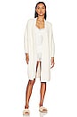 view 1 of 4 CozyChic Side Tie Robe in Cream