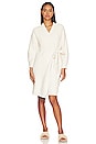 view 2 of 4 CozyChic Side Tie Robe in Cream