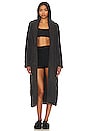 view 1 of 4 CozyChic Solid Robe in Carbon