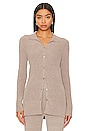 view 1 of 4 CozyChic Ultra Lite Ribbed Button Down Cardi in Beach Rock