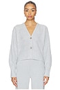 view 1 of 4 CozyChic Lite Ribbed Button Front Cardigan in Frost