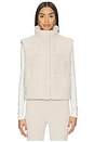 view 2 of 5 Brushed CozyChic Puffer Vest in Stone