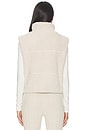 view 4 of 5 Brushed CozyChic Puffer Vest in Stone