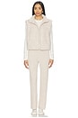 view 5 of 5 Brushed CozyChic Puffer Vest in Stone