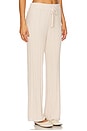 view 2 of 6 CozyChic Ultra Lite Cable Knit Ankle Pant in Stone