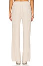 view 4 of 6 CozyChic Ultra Lite Cable Knit Ankle Pant in Stone