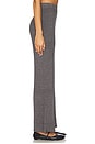 view 3 of 6 CozyChic Ultra Lite Lurex Rib Wide Leg Pant in Carbon