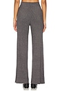view 4 of 6 CozyChic Ultra Lite Lurex Rib Wide Leg Pant in Carbon