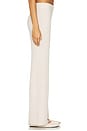 view 3 of 6 CALÇA LARGA CANELADA LUREX CCUL CCUL LUREX RIB WIDE LEG PANT in Chai
