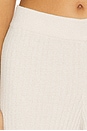 view 6 of 6 CALÇA LARGA CANELADA LUREX CCUL CCUL LUREX RIB WIDE LEG PANT in Chai