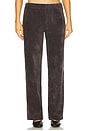 view 1 of 6 Stretch Cord Wide Leg Pant in Carbon