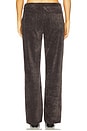 view 4 of 6 Stretch Cord Wide Leg Pant in Carbon