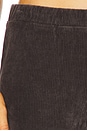 view 6 of 6 Stretch Cord Wide Leg Pant in Carbon