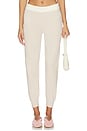view 1 of 6 Cozy Chic Ultra Lite Color Block Jogger in Stone Multi