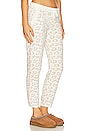 view 2 of 4 CozyChic Ultra Lite Track Pant in Cream & Stone