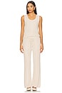 view 4 of 4 CozyChic Ultra Lite Cable Knit Tank in Stone
