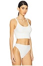 view 2 of 4 CozyChic Luxe Cropped Cami in Pearl