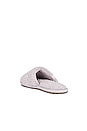 view 3 of 5 CozyChic Ribbed Slipper in Silver Ice