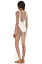 view 3 of 4 Champagne Nights Mesh Dress in Nude