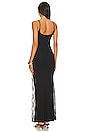 view 4 of 5 ROBE MAXI ANISE in Black