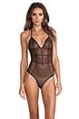 view 1 of 5 Sheer Sexy Body Suit in Black