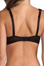 view 3 of 4 Barely There Ribbed Balconet Bra in Black
