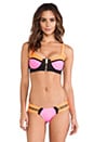 view 4 of 4 BRAGUITA BIKINI in Neon Pink & Orange