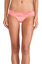 view 1 of 4 Mystic Shine Lady Lace Bottom in Coral & Nude