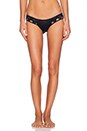 view 1 of 4 Jagged Edge Bikini Bottom in Black