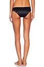 view 3 of 4 Jagged Edge Bikini Bottom in Black
