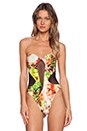 view 1 of 4 Tropical Oasis Swimsuit in Multi