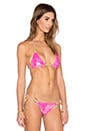 view 2 of 4 Siren's Song Triangle Bikini Top in Pink