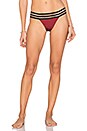 view 1 of 4 BRAGUITAS BIKINI TALLE BAJO SHEER ADDICTION in Burgundy