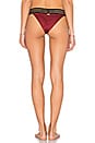 view 3 of 4 BRAGUITAS BIKINI TALLE BAJO SHEER ADDICTION in Burgundy