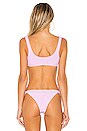 view 3 of 4 Sage Knot Bikini Top in Lavender