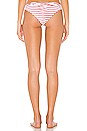 view 4 of 5 Skimpy Reversible Bikini Bottom in Red White Stripe