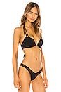 view 2 of 4 Kennedy Push Up Bikini Top in Black