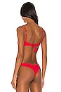 view 3 of 4 HAUT DE MAILLOT DE BAIN LEXI in Psycho Red